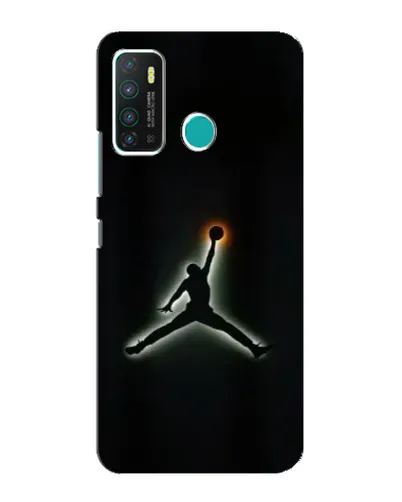 Чехол для Infinix Hot 9 / Hot 9 Pro с картинкой «Jordan Gradient Logo»