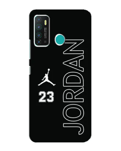 Чехол для Infinix Hot 9 / Hot 9 Pro с картинкой «Jordan Vertical»