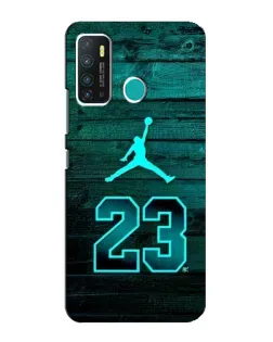Чехол для Infinix Hot 9 / Hot 9 Pro с картинкой «Jordan Cyan 23»