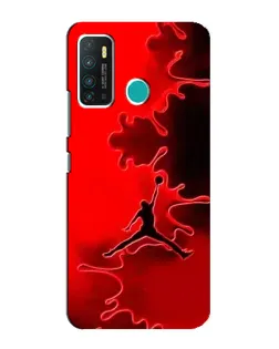 Чехол для Infinix Hot 9 / Hot 9 Pro с картинкой «Jordan Red Smoke»