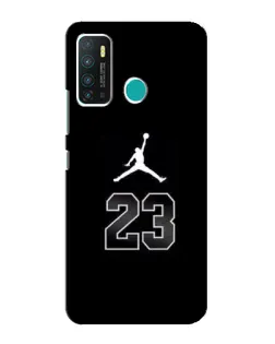 Чехол для Infinix Hot 9 / Hot 9 Pro с картинкой «Jordan Flight 23»