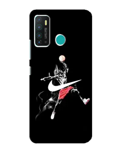 Чехол для Infinix Hot 9 / Hot 9 Pro с картинкой «Jordan Jumpman»