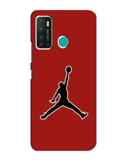 Чехол для Infinix Hot 9 / Hot 9 Pro с картинкой «Jordan Red Back»