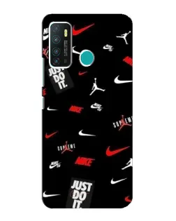 Чехол для Infinix Hot 9 / Hot 9 Pro с картинкой «Nike Mix Pattern»