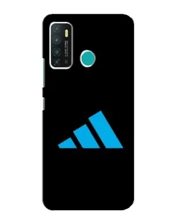 Чехол для Infinix Hot 9 / Hot 9 Pro с картинкой «Adidas Cyan Logo»
