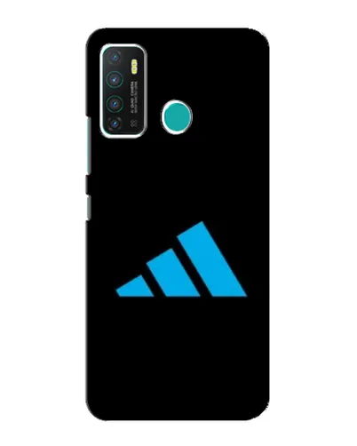 Чехол для Infinix Hot 9 / Hot 9 Pro с картинкой «Adidas Cyan Logo»