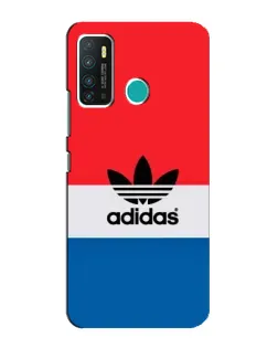 Чехол для Infinix Hot 9 / Hot 9 Pro с картинкой «Ретро блоки Adidas»