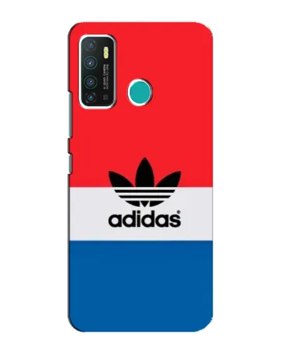 Чехол для Infinix Hot 9 / Hot 9 Pro с картинкой «Ретро блоки Adidas»