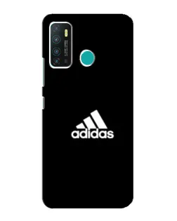 Чехол для Infinix Hot 9 / Hot 9 Pro с картинкой «Adidas Red Style»