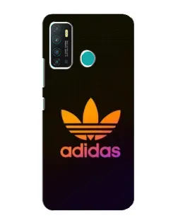 Чехол для Infinix Hot 9 / Hot 9 Pro с картинкой «Градиент Adidas»