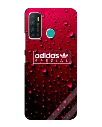 Чехол для Infinix Hot 9 / Hot 9 Pro с картинкой «Adidas Gold Marble»