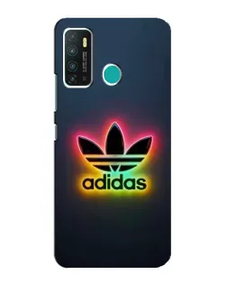 Чехол для Infinix Hot 9 / Hot 9 Pro с картинкой «Неоновый Adidas»
