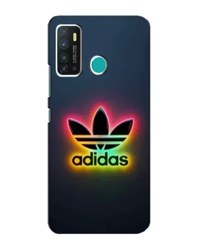 Чехол для Infinix Hot 9 / Hot 9 Pro с картинкой «Неоновый Adidas»