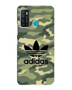 Чехол для Infinix Hot 9 / Hot 9 Pro с картинкой «Милитари стиль Adidas»