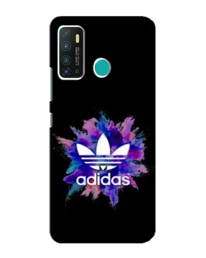 Чехол для Infinix Hot 9 / Hot 9 Pro с картинкой «Взрыв красок Adidas»