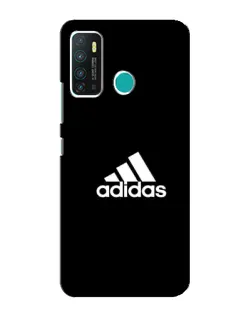 Чехол для Infinix Hot 9 / Hot 9 Pro с картинкой «Черная классика Adidas»