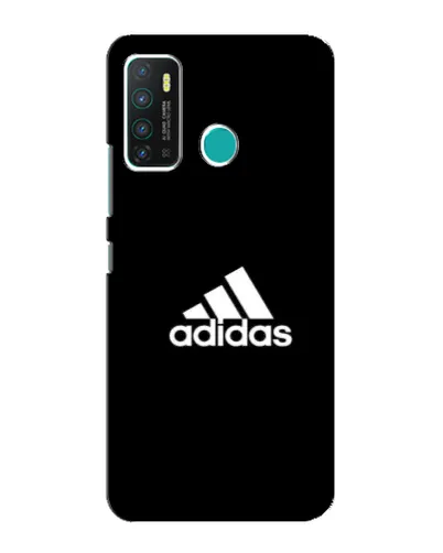 Чехол для Infinix Hot 9 / Hot 9 Pro с картинкой «Черная классика Adidas»