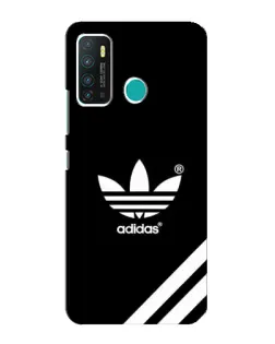 Чехол для Infinix Hot 9 / Hot 9 Pro с картинкой «Adidas с диагональными полосами»