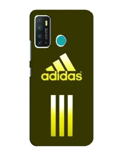 Чехол для Infinix Hot 9 / Hot 9 Pro с картинкой «Оливковый градиент Adidas»
