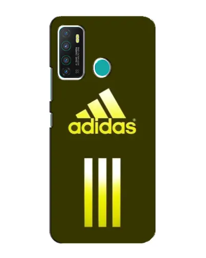 Чехол для Infinix Hot 9 / Hot 9 Pro с картинкой «Оливковый градиент Adidas»