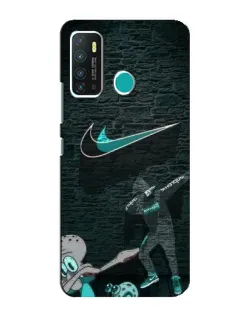 Чехол для Infinix Hot 9 / Hot 9 Pro с картинкой «Спортивный арт Nike»