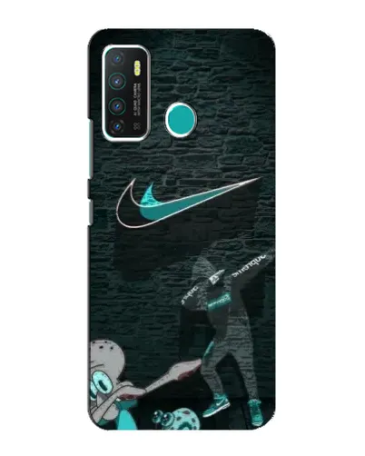 Чехол для Infinix Hot 9 / Hot 9 Pro с картинкой «Спортивный арт Nike»
