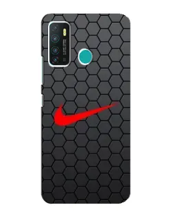 Чехол для Infinix Hot 9 / Hot 9 Pro с картинкой «Nike — карбоновая сетка»