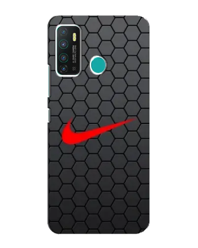Чехол для Infinix Hot 9 / Hot 9 Pro с картинкой «Nike — карбоновая сетка»