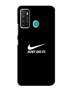 Чехол для Infinix Hot 9 / Hot 9 Pro с картинкой «Минимализм от Nike»