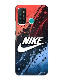 Чехол для Infinix Hot 9 / Hot 9 Pro с картинкой «Градиентный принт Найк»