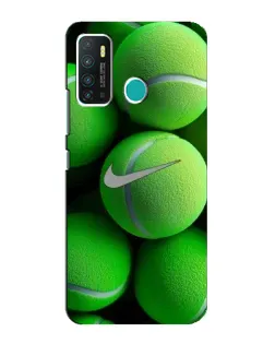 Чехол для Infinix Hot 9 / Hot 9 Pro с картинкой «Теннисные мячи Найк»