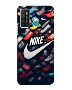 Чехол для Infinix Hot 9 / Hot 9 Pro с картинкой «Коллекция кроссовок Nike»