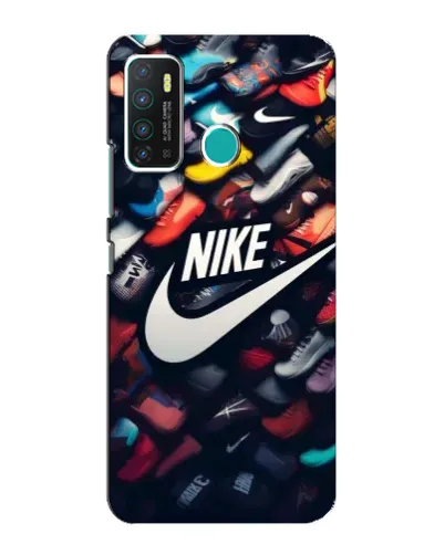 Чехол для Infinix Hot 9 / Hot 9 Pro с картинкой «Коллекция кроссовок Nike»