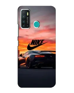 Чехол для Infinix Hot 9 / Hot 9 Pro с картинкой «Nike и суперкар»