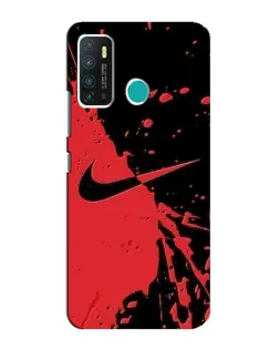 Чохол для Infinix Hot 9 / Hot 9 Pro з картинкою «Червоні бризки Nike» Чохол для Infinix Hot 9 / Hot 9 Pro з картинкою «Червоні бризки Nike»