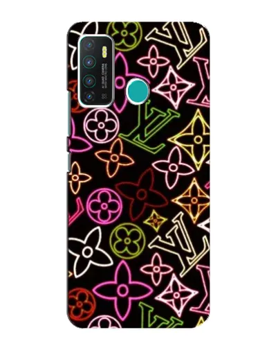 Чехол для Infinix Hot 9 / Hot 9 Pro с картинкой «Неоновый микс Nike»