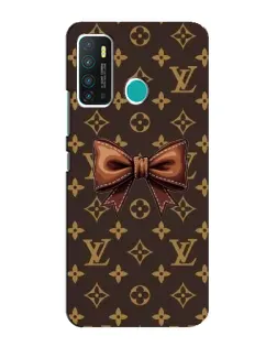 Чехол для Infinix Hot 9 / Hot 9 Pro с картинкой «LV с бантом»