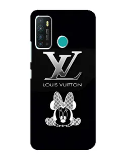Чехол для Infinix Hot 9 / Hot 9 Pro с картинкой «LV и Минни Маус»