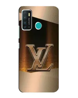 Чехол для Infinix Hot 9 / Hot 9 Pro с картинкой «LV — золотое сияние»