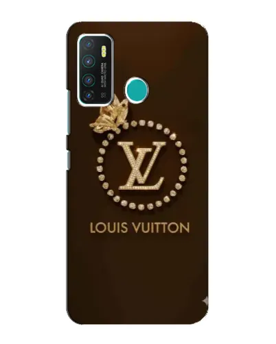 Чехол для Infinix Hot 9 / Hot 9 Pro с картинкой «LV — золотая печать»