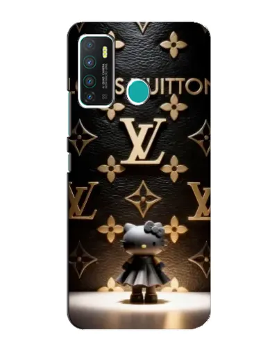 Чехол для Infinix Hot 9 / Hot 9 Pro с картинкой «Монограмма с фигурой»