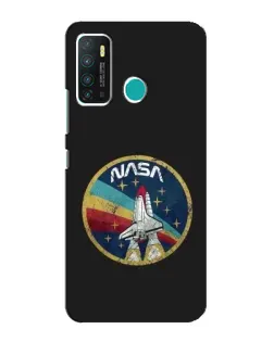 Чехол для Infinix Hot 9 / Hot 9 Pro с картинкой «NASA — эмблема миссии»