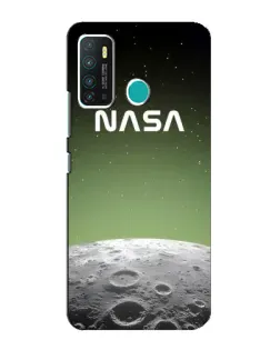 Чехол для Infinix Hot 9 / Hot 9 Pro с картинкой «NASA — лунный градиент»