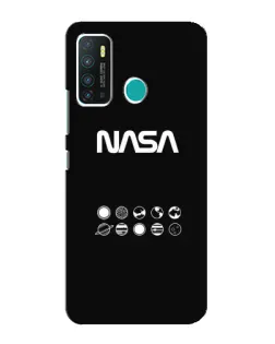 Чехол для Infinix Hot 9 / Hot 9 Pro с картинкой «NASA — технический принт»