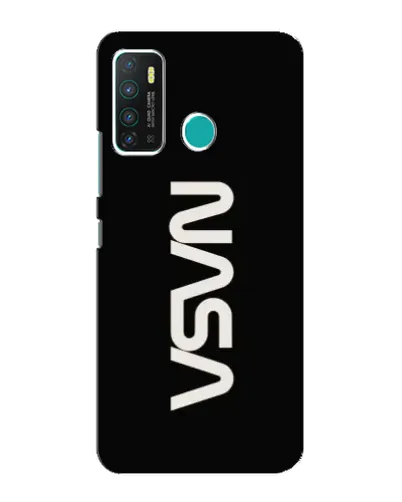Чехол для Infinix Hot 9 / Hot 9 Pro с картинкой «NASA — вертикальный логотип» Чехол для Infinix Hot 9 / Hot 9 Pro с картинкой «NASA — вертикальный логотип»