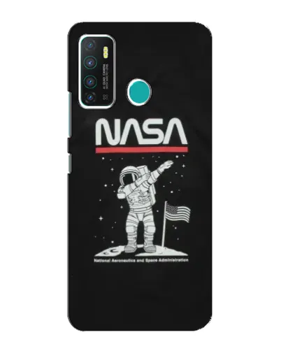 Чехол для Infinix Hot 9 / Hot 9 Pro с картинкой «NASA — шагаем по Луне» Чехол для Infinix Hot 9 / Hot 9 Pro с картинкой «NASA — шагаем по Луне»