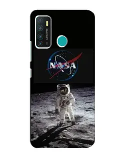 Чехол для Infinix Hot 9 / Hot 9 Pro с картинкой «Астронавт на Луне»