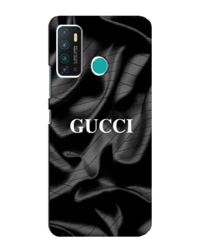 Чехол для Infinix Hot 9 / Hot 9 Pro с картинкой «Gucci — шелковые волны»