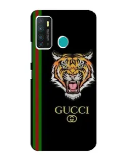 Чехол для Infinix Hot 9 / Hot 9 Pro с картинкой «Тигр Gucci»