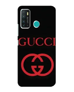 Чехол для Infinix Hot 9 / Hot 9 Pro с картинкой «Gucci — красный логотип»